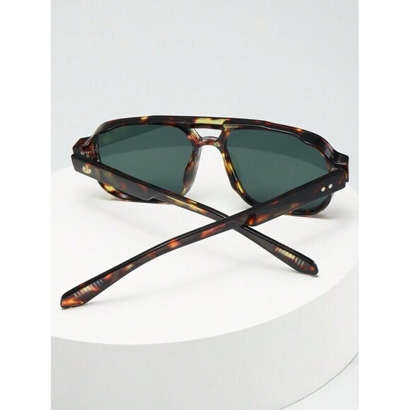 Men\'s Glasses Classic Square Double-Beam Oversized Minimalist Fashio main image 5